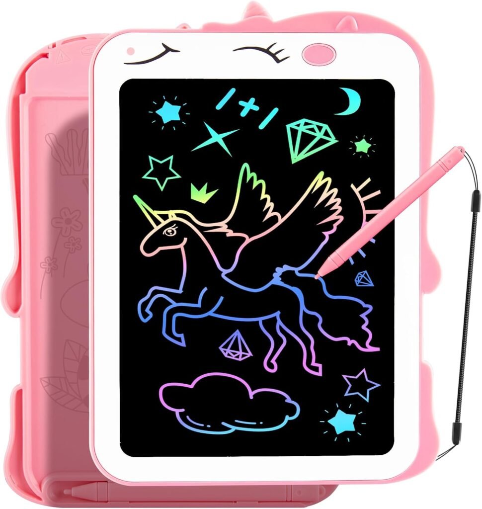 LCD Writing Tablet for Kids, Colorful Toddlers Toys Drawing Board, Educational Kid Toys, Doodle Pad Dinosaur Toys for 2 3 4 5 6 7 8 Year Old Boys Girls Birthday Party Christmas Gifts,8.5inch