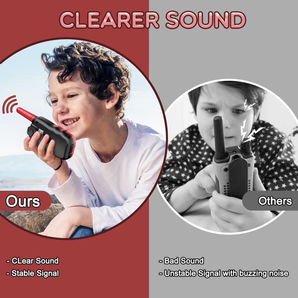Selieve Toys for 3-12 Year Old Boys Girls, Easter Basket Stuffers, Walkie Talkies for Kids 22 Channels 2 Way Radio Toy with Backlit LCD Flashlight, 3 Miles Range for Outside, Camping, Hiking