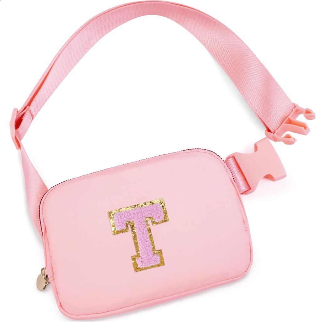 Birthday Gifts for 4 5 6 7 8 9 10 11 12 13 Year Old Girls,Easter Gifts for Teens Kids Daughter Sister Her,Fanny Pack Crossbody Bag Belt Bag Cute Trendy Stuff | Cream,A