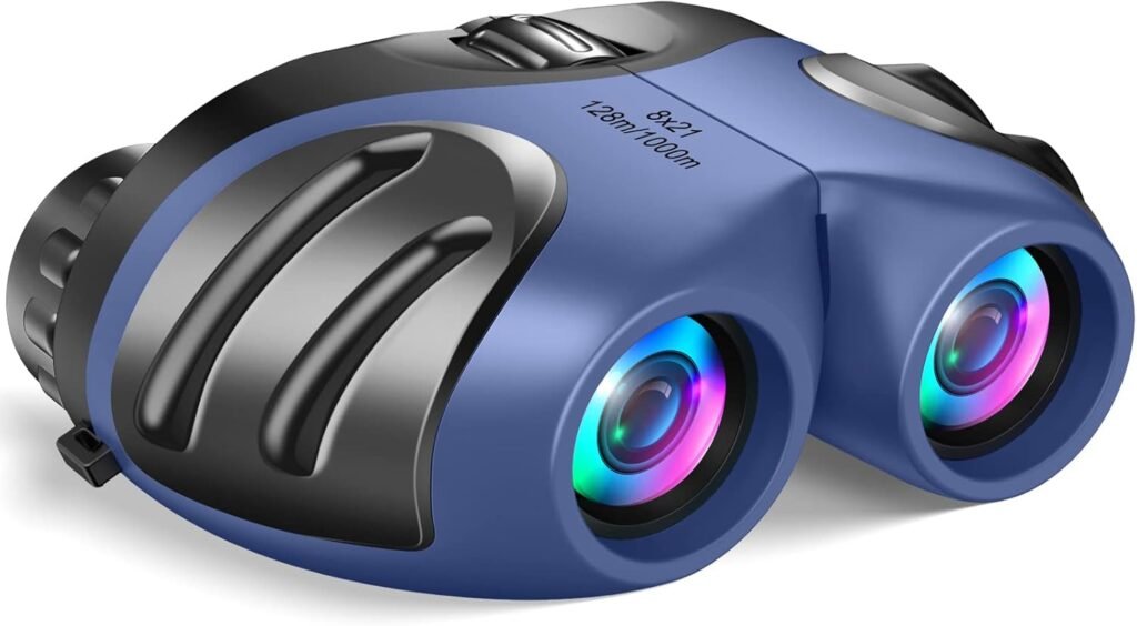 LETS GO! Binocular for Kids, Compact High Resolution Shockproof Binoculars