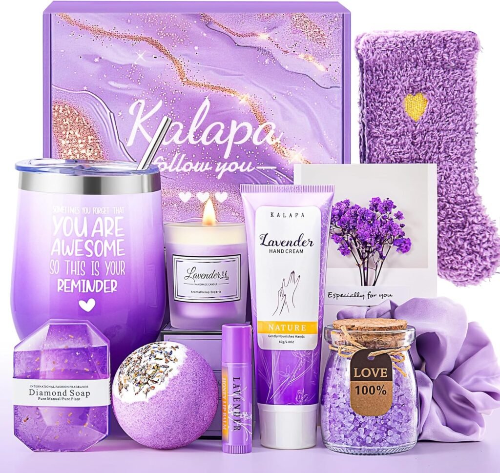 Mothers Day Gifts for Mom, Gifts for Women, Unique Birthday, Christmas, Valentines, Galentines Gift for Women Her, Wife, Teacher, Best Friend, Girlfriend, Sister, Coworker (Lavender)