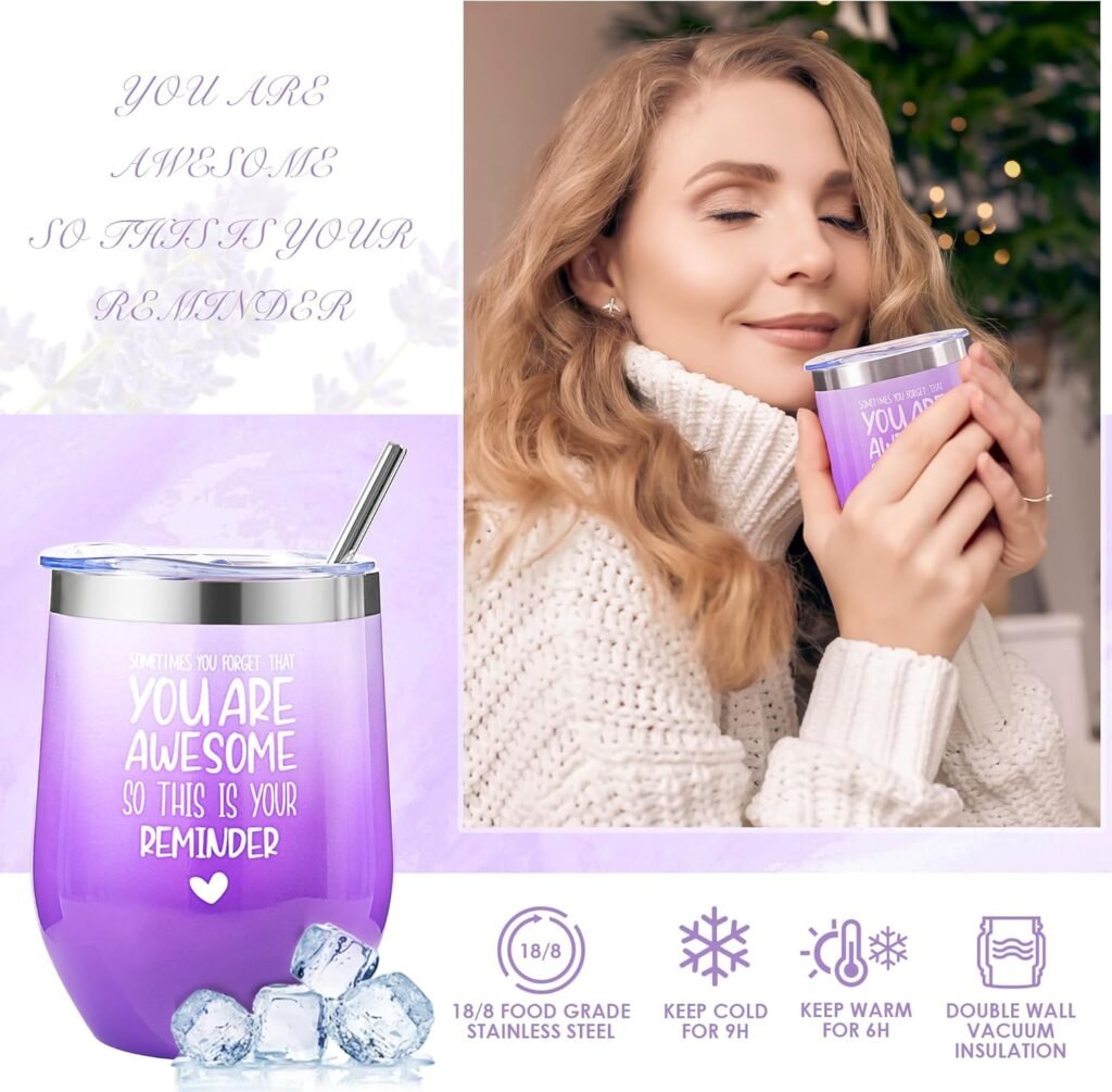 Mothers Day Gifts for Mom, Gifts for Women, Unique Birthday, Christmas, Valentines, Galentines Gift for Women Her, Wife, Teacher, Best Friend, Girlfriend, Sister, Coworker (Lavender)