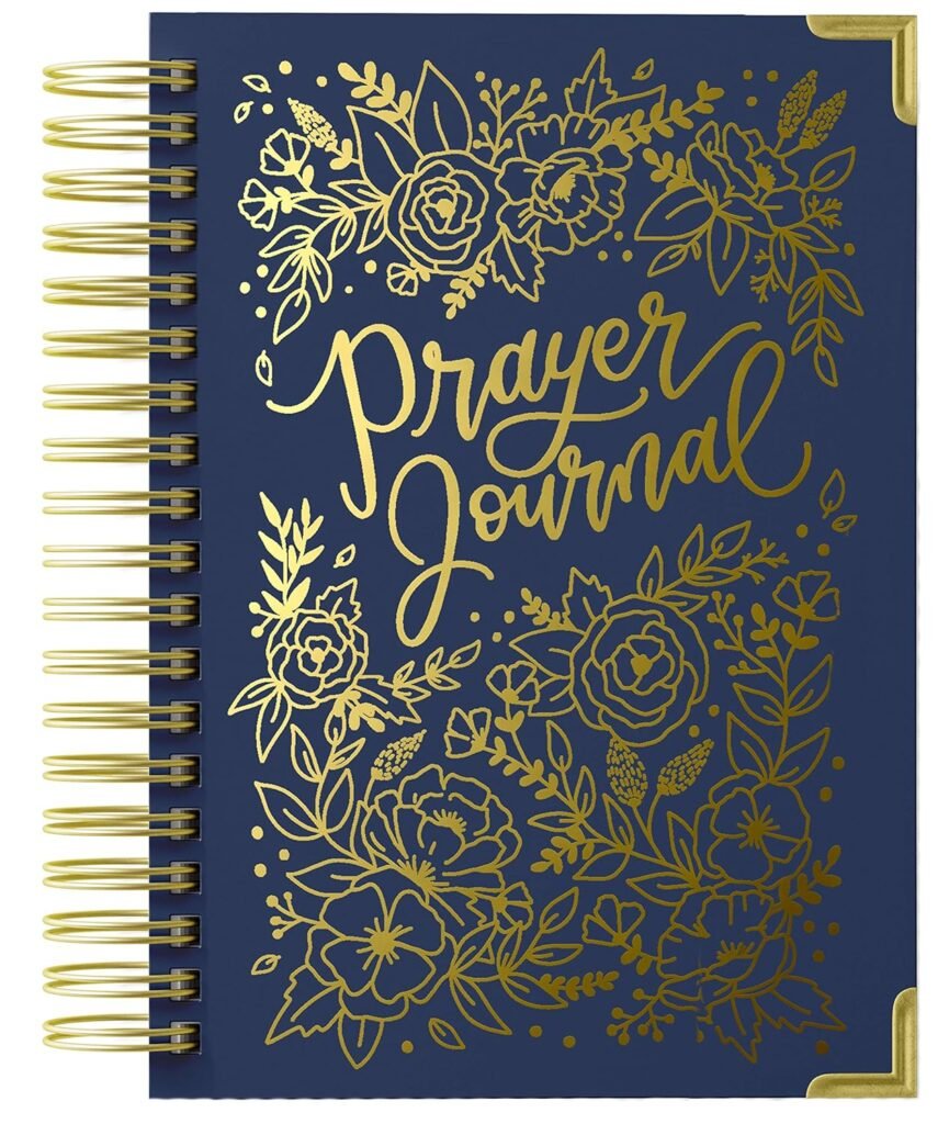 Prayer Journal for Women: An Inspirational Christian Bible Journal, Prayer Notebook  Devotional (Premium Gold Spiral-Bound Hardcover)      Spiral-bound – January 22, 2020